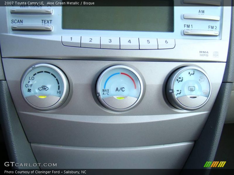 Aloe Green Metallic / Bisque 2007 Toyota Camry LE