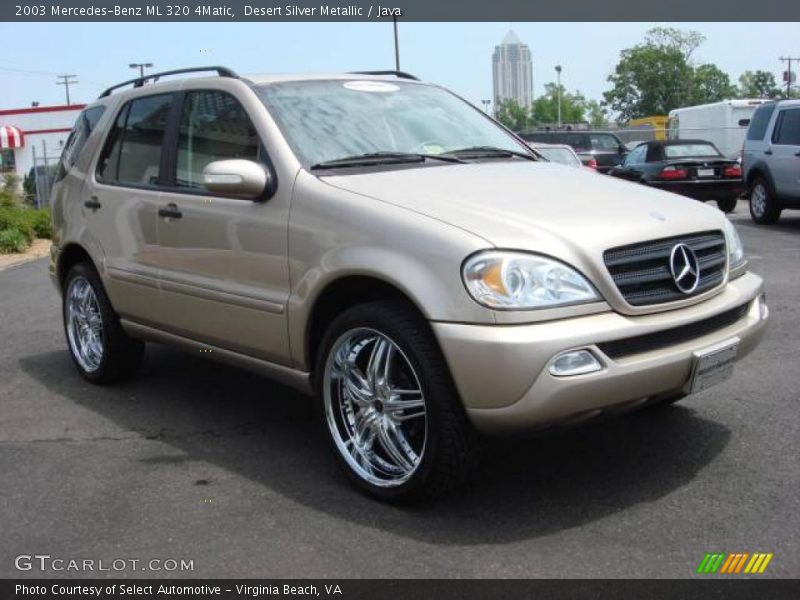 Desert Silver Metallic / Java 2003 Mercedes-Benz ML 320 4Matic