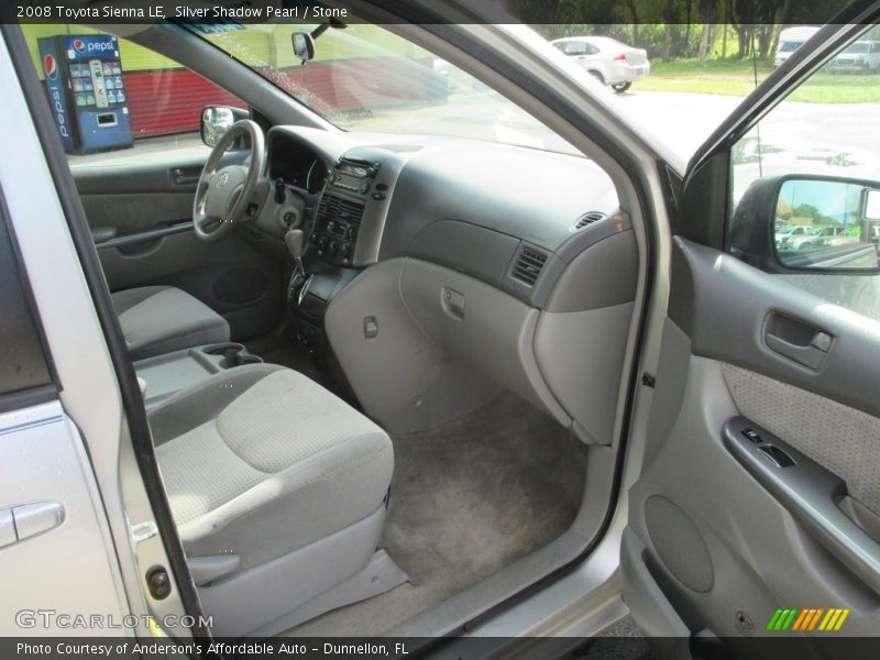 Silver Shadow Pearl / Stone 2008 Toyota Sienna LE