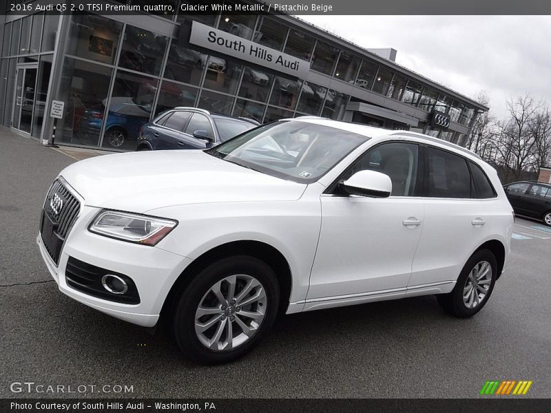 Glacier White Metallic / Pistachio Beige 2016 Audi Q5 2.0 TFSI Premium quattro