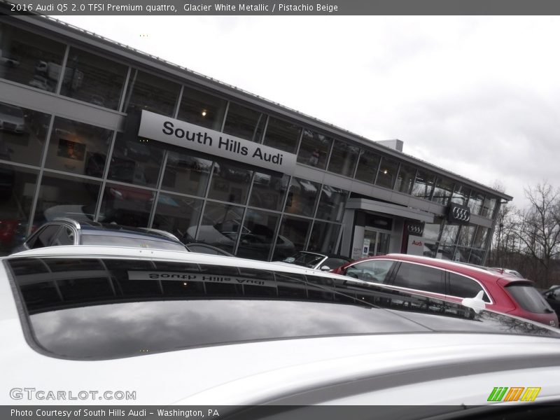 Glacier White Metallic / Pistachio Beige 2016 Audi Q5 2.0 TFSI Premium quattro