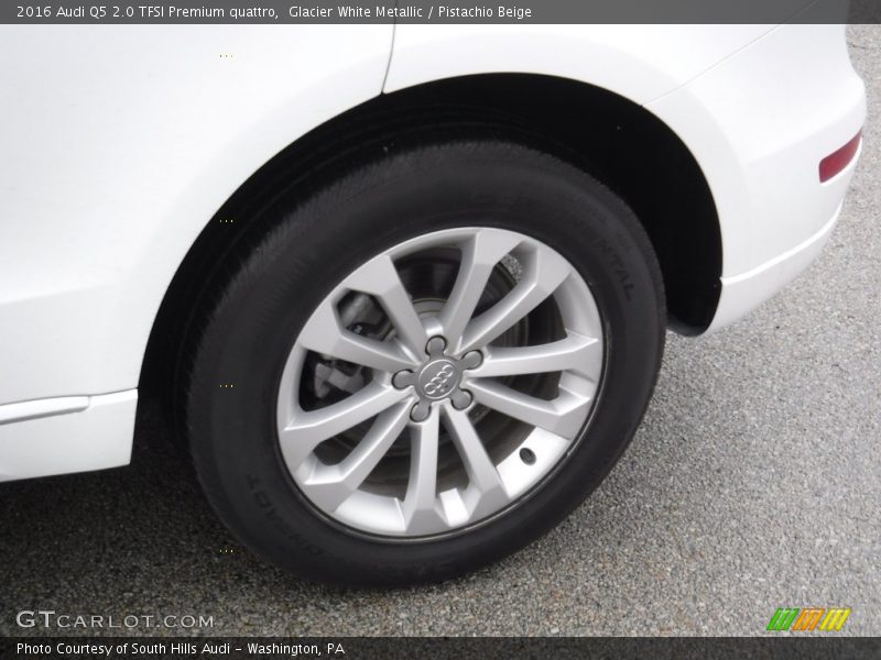 Glacier White Metallic / Pistachio Beige 2016 Audi Q5 2.0 TFSI Premium quattro