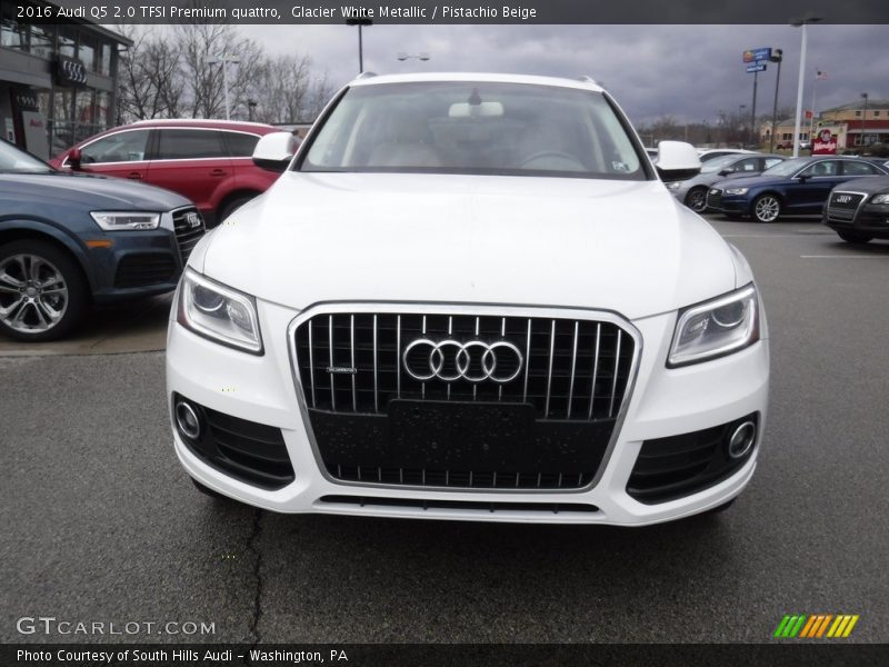 Glacier White Metallic / Pistachio Beige 2016 Audi Q5 2.0 TFSI Premium quattro