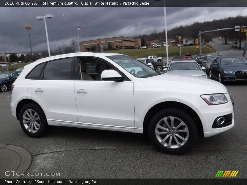 Glacier White Metallic / Pistachio Beige 2016 Audi Q5 2.0 TFSI Premium quattro