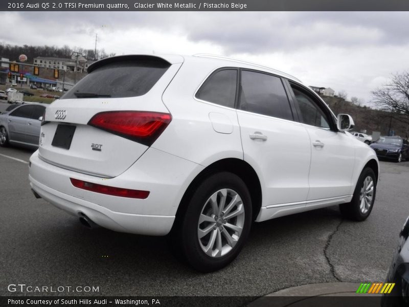 Glacier White Metallic / Pistachio Beige 2016 Audi Q5 2.0 TFSI Premium quattro