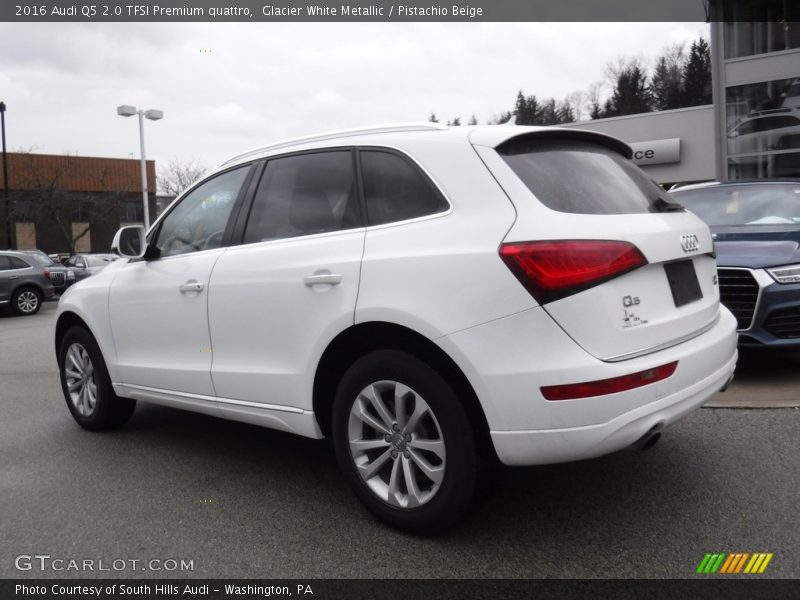 Glacier White Metallic / Pistachio Beige 2016 Audi Q5 2.0 TFSI Premium quattro