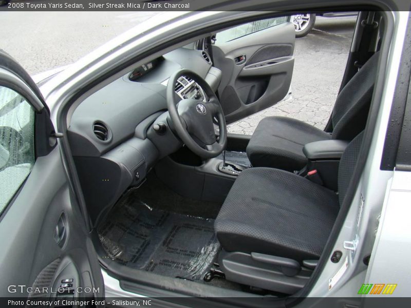 Silver Streak Mica / Dark Charcoal 2008 Toyota Yaris Sedan