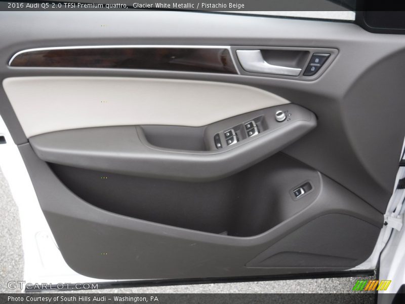 Glacier White Metallic / Pistachio Beige 2016 Audi Q5 2.0 TFSI Premium quattro