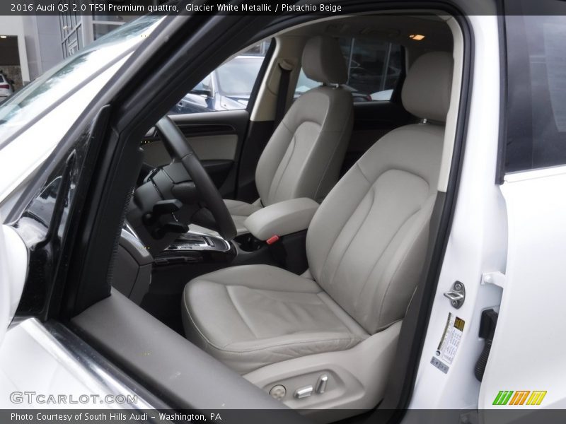 Glacier White Metallic / Pistachio Beige 2016 Audi Q5 2.0 TFSI Premium quattro