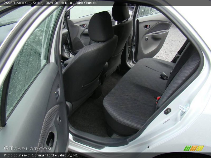 Silver Streak Mica / Dark Charcoal 2008 Toyota Yaris Sedan
