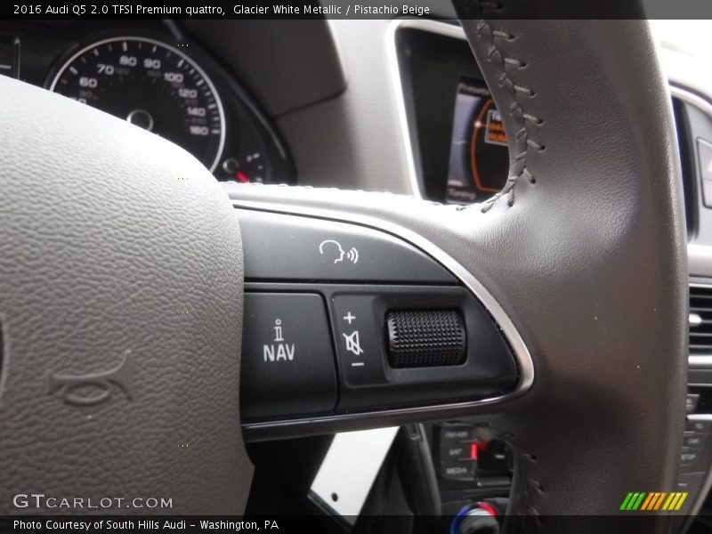 Glacier White Metallic / Pistachio Beige 2016 Audi Q5 2.0 TFSI Premium quattro
