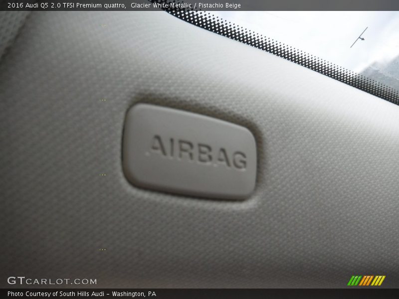 Glacier White Metallic / Pistachio Beige 2016 Audi Q5 2.0 TFSI Premium quattro