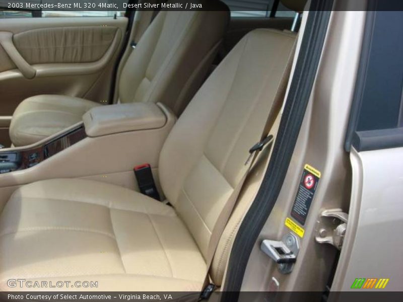 Desert Silver Metallic / Java 2003 Mercedes-Benz ML 320 4Matic