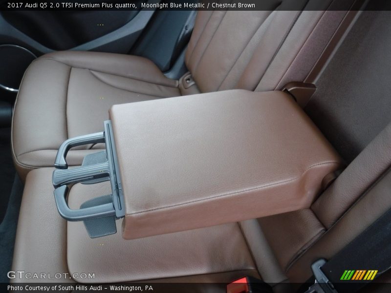 Moonlight Blue Metallic / Chestnut Brown 2017 Audi Q5 2.0 TFSI Premium Plus quattro