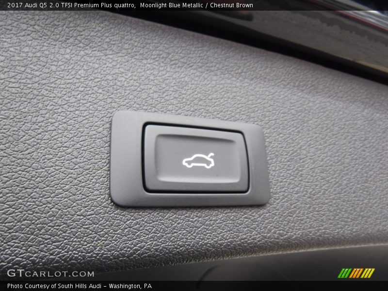 Moonlight Blue Metallic / Chestnut Brown 2017 Audi Q5 2.0 TFSI Premium Plus quattro