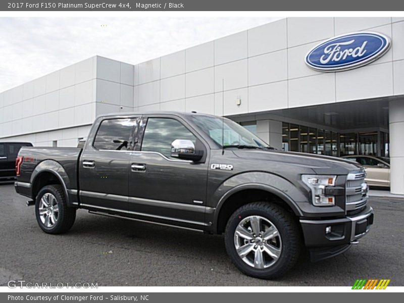 Magnetic / Black 2017 Ford F150 Platinum SuperCrew 4x4