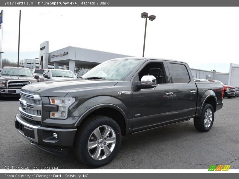 Magnetic / Black 2017 Ford F150 Platinum SuperCrew 4x4