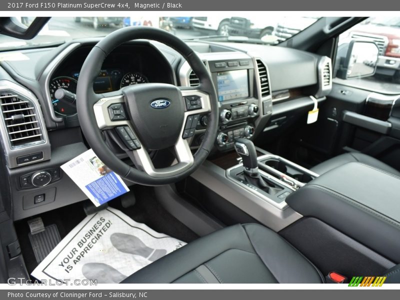 Magnetic / Black 2017 Ford F150 Platinum SuperCrew 4x4