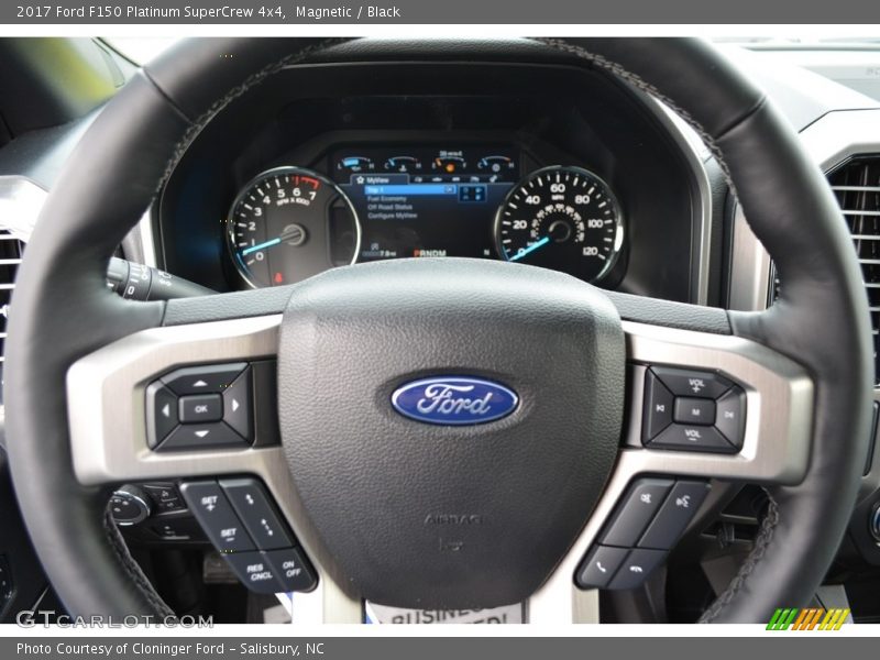 Magnetic / Black 2017 Ford F150 Platinum SuperCrew 4x4