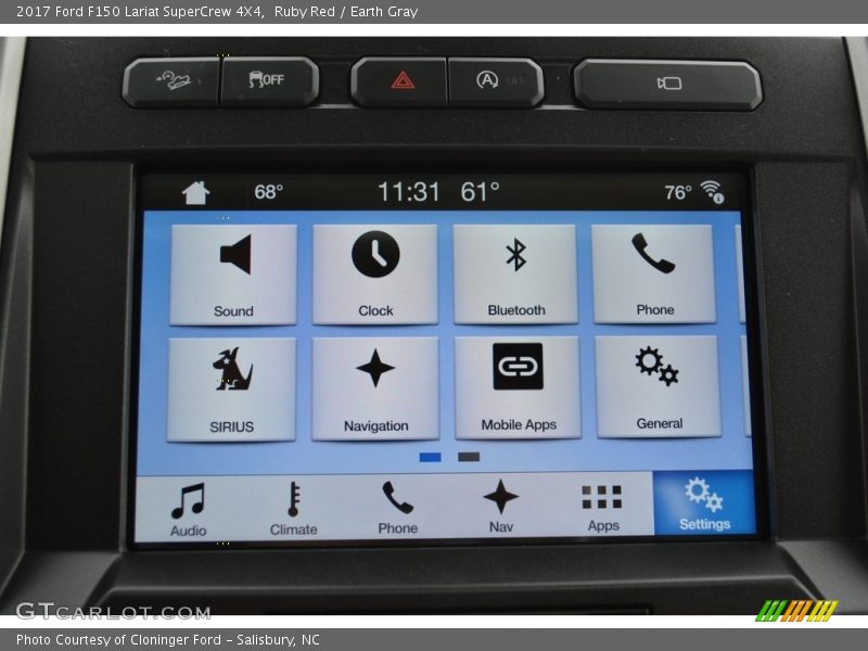 Ruby Red / Earth Gray 2017 Ford F150 Lariat SuperCrew 4X4