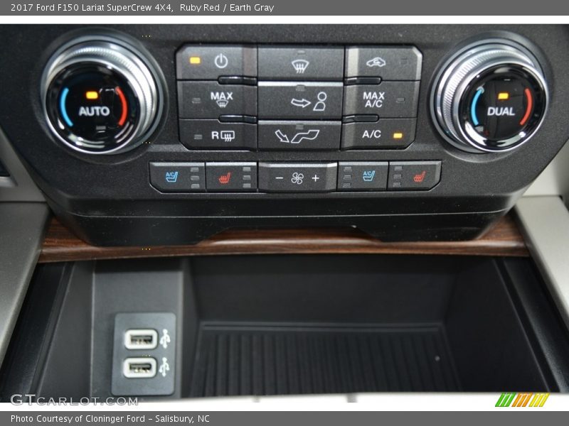 Ruby Red / Earth Gray 2017 Ford F150 Lariat SuperCrew 4X4