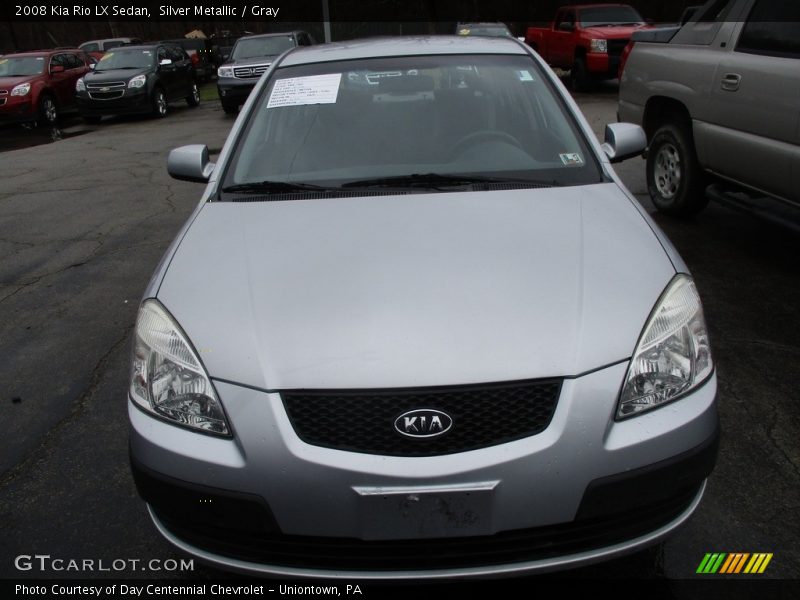 Silver Metallic / Gray 2008 Kia Rio LX Sedan