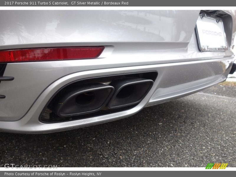 Exhaust of 2017 911 Turbo S Cabriolet