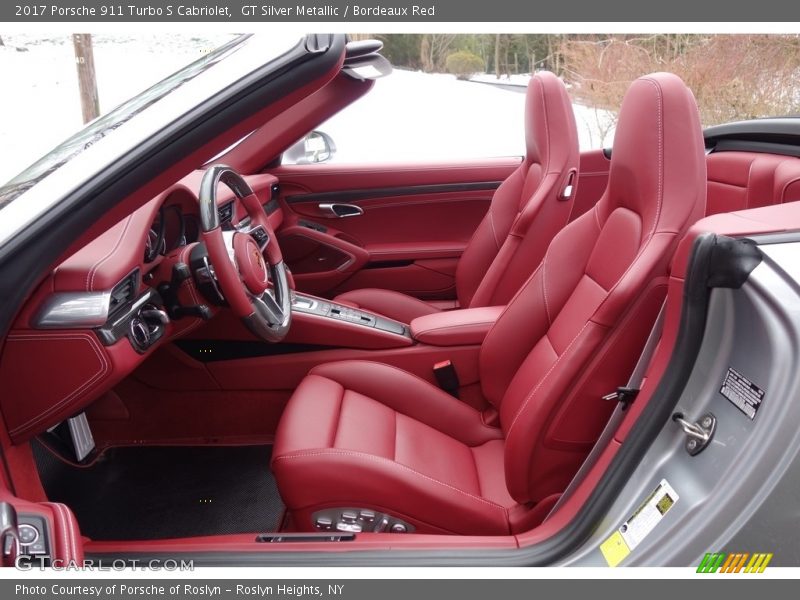 Front Seat of 2017 911 Turbo S Cabriolet