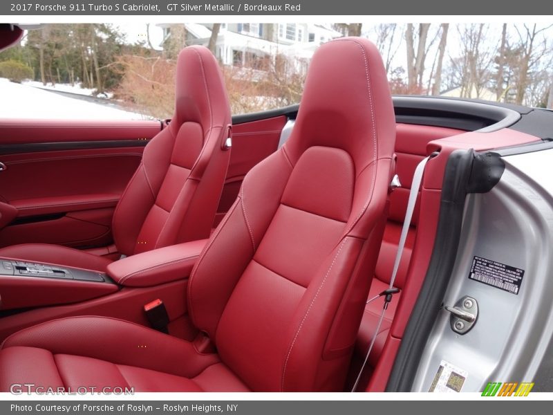 Front Seat of 2017 911 Turbo S Cabriolet