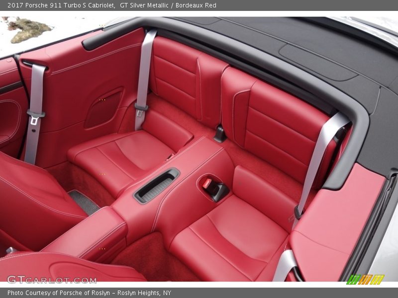 Rear Seat of 2017 911 Turbo S Cabriolet
