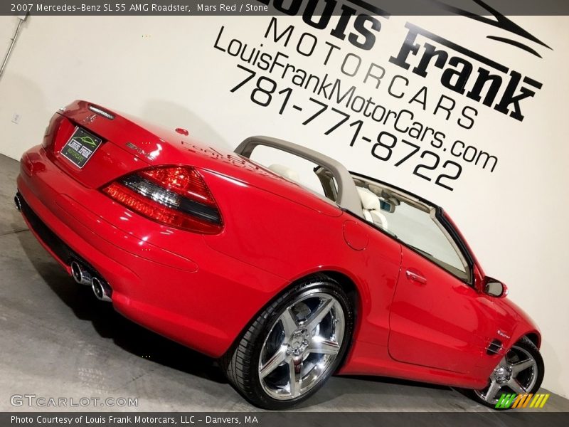 Mars Red / Stone 2007 Mercedes-Benz SL 55 AMG Roadster