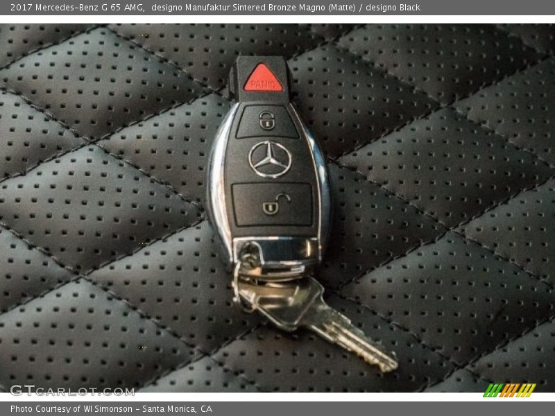 Keys of 2017 G 65 AMG