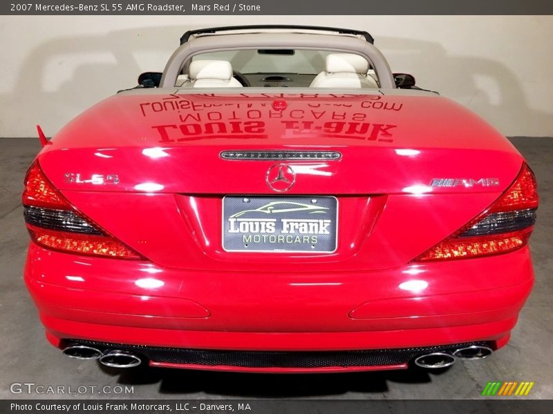 Mars Red / Stone 2007 Mercedes-Benz SL 55 AMG Roadster