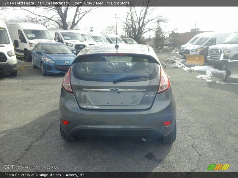 Storm Gray / Medium Light Stone 2014 Ford Fiesta Titanium Hatchback