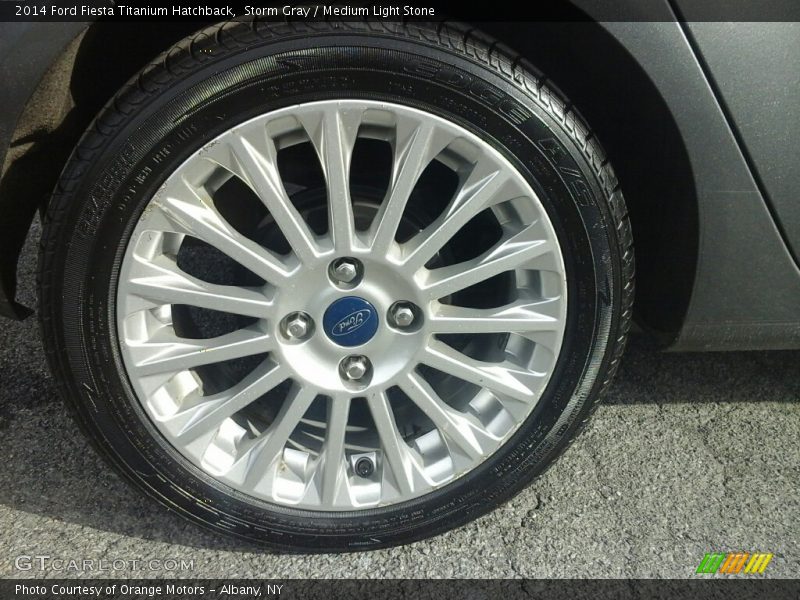 Storm Gray / Medium Light Stone 2014 Ford Fiesta Titanium Hatchback