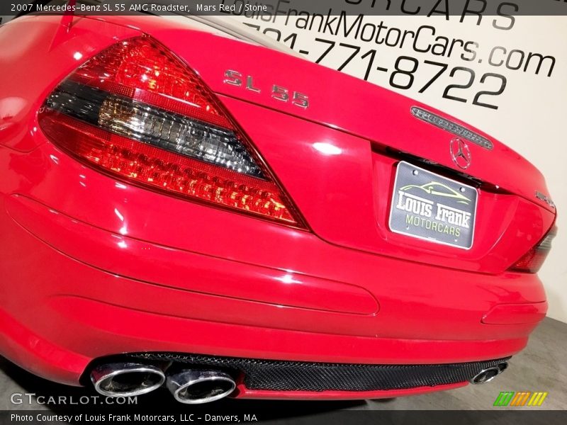 Mars Red / Stone 2007 Mercedes-Benz SL 55 AMG Roadster