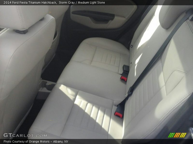 Storm Gray / Medium Light Stone 2014 Ford Fiesta Titanium Hatchback
