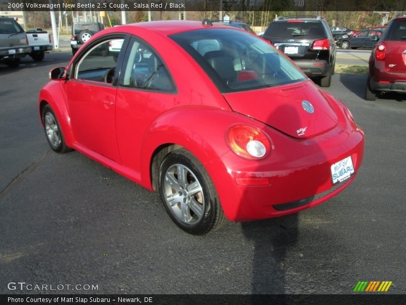Salsa Red / Black 2006 Volkswagen New Beetle 2.5 Coupe