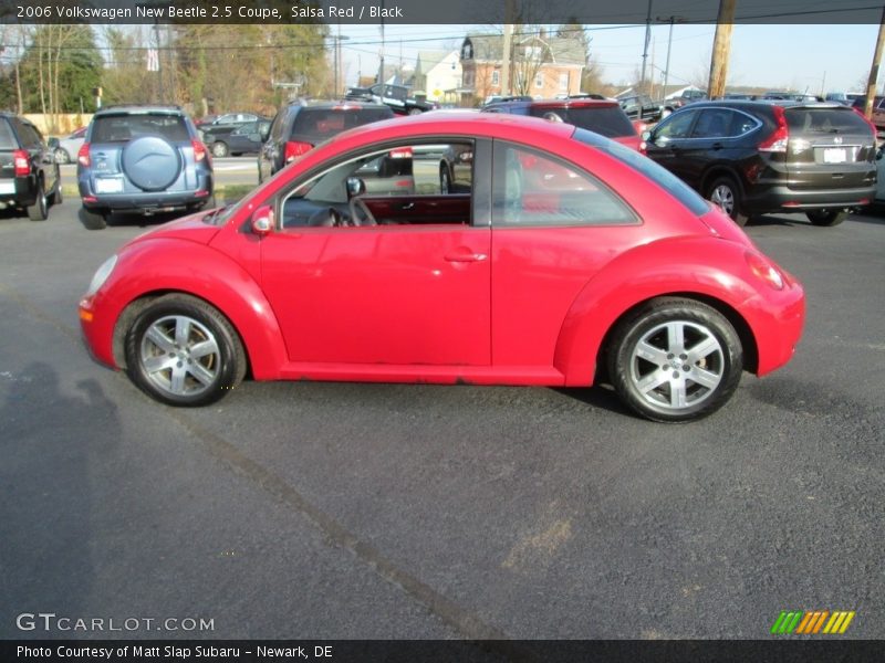 Salsa Red / Black 2006 Volkswagen New Beetle 2.5 Coupe