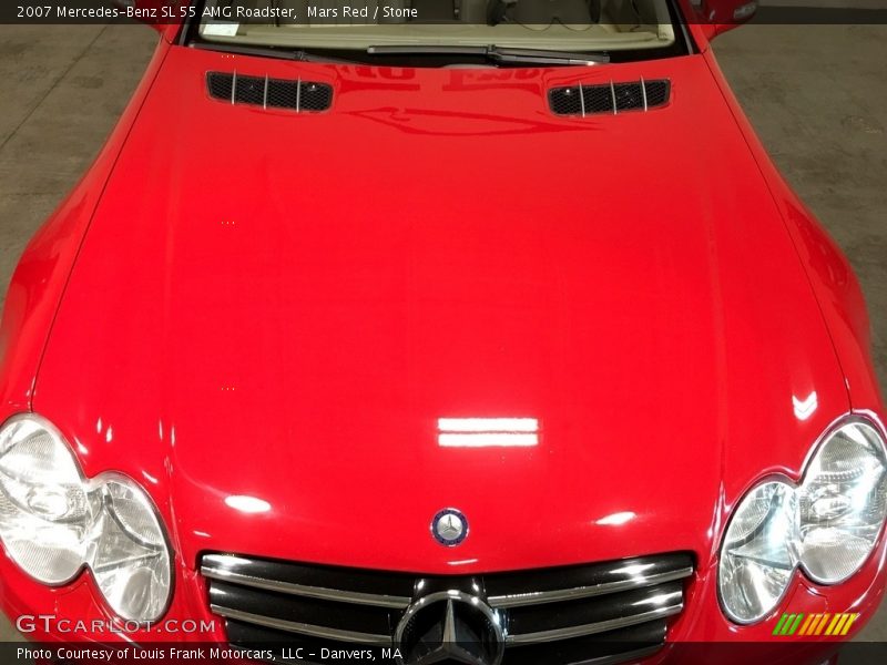 Mars Red / Stone 2007 Mercedes-Benz SL 55 AMG Roadster