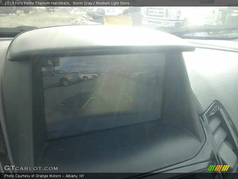 Storm Gray / Medium Light Stone 2014 Ford Fiesta Titanium Hatchback