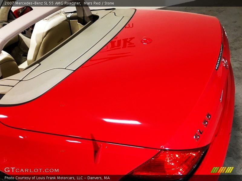 Mars Red / Stone 2007 Mercedes-Benz SL 55 AMG Roadster
