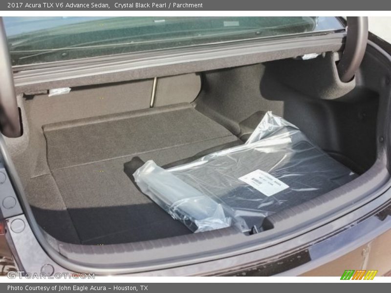 Crystal Black Pearl / Parchment 2017 Acura TLX V6 Advance Sedan