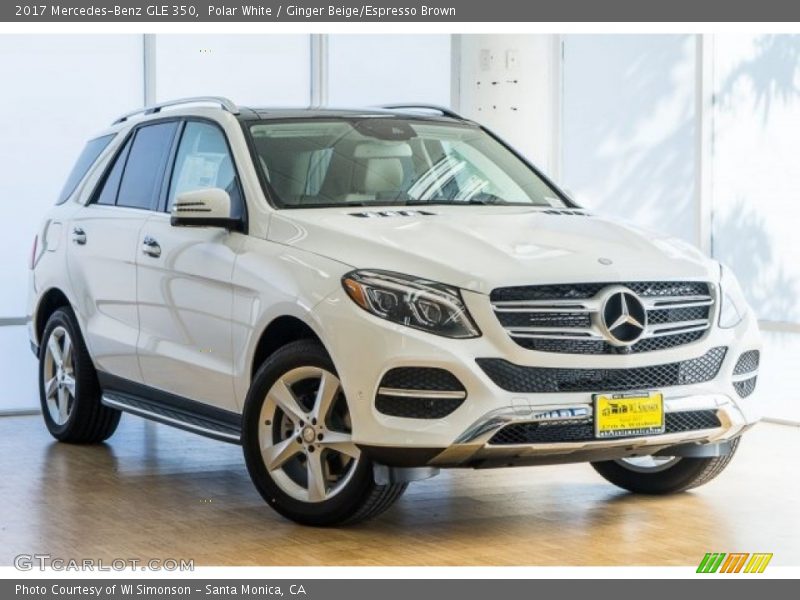 Polar White / Ginger Beige/Espresso Brown 2017 Mercedes-Benz GLE 350