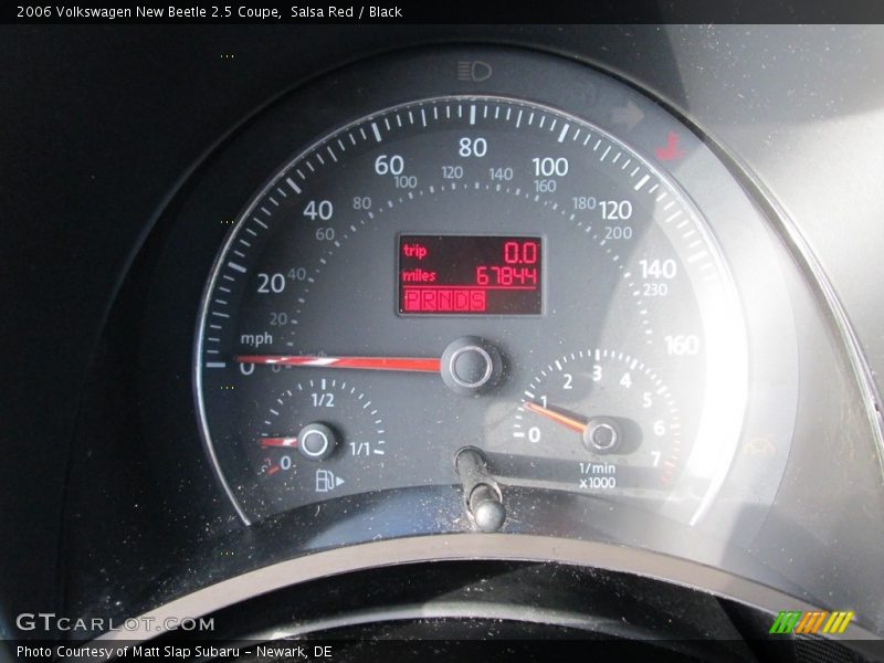 Salsa Red / Black 2006 Volkswagen New Beetle 2.5 Coupe