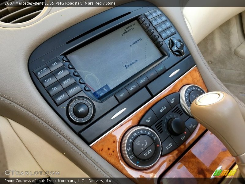 Mars Red / Stone 2007 Mercedes-Benz SL 55 AMG Roadster