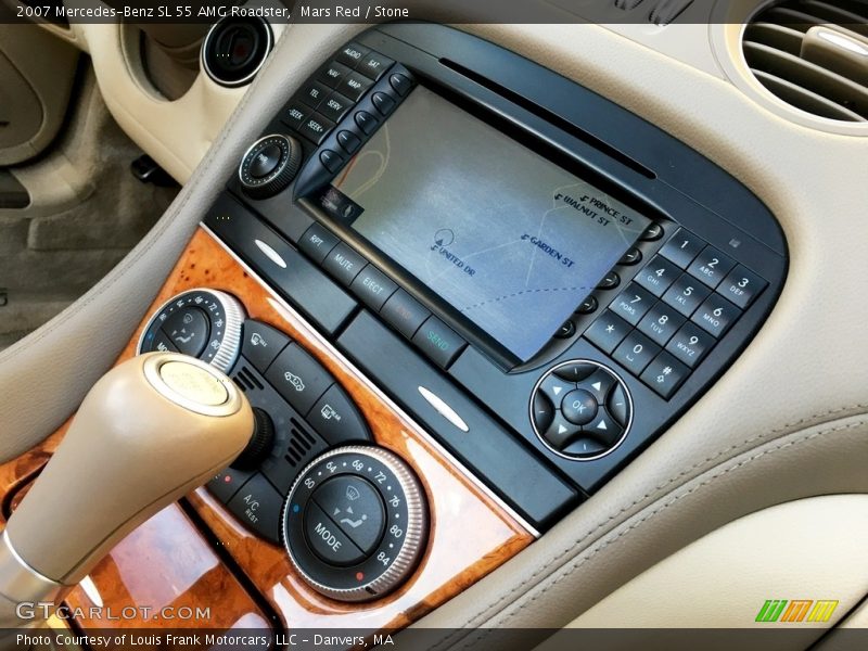 Mars Red / Stone 2007 Mercedes-Benz SL 55 AMG Roadster