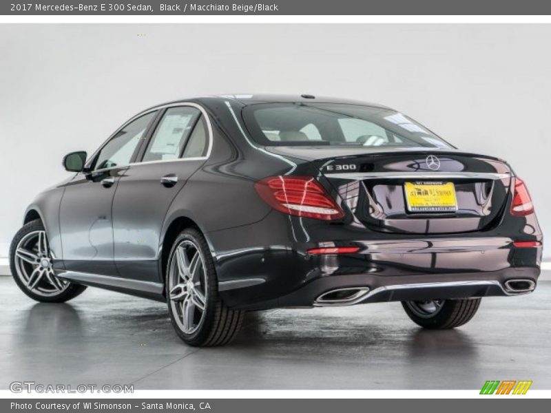 Black / Macchiato Beige/Black 2017 Mercedes-Benz E 300 Sedan