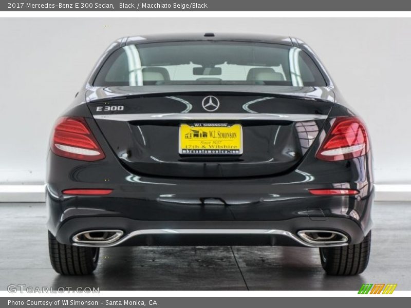 Black / Macchiato Beige/Black 2017 Mercedes-Benz E 300 Sedan