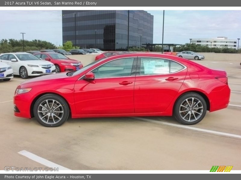  2017 TLX V6 Sedan San Marino Red